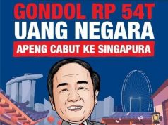 Ilustrasi Apeng Kabur ke Singapura | jaksapedia
